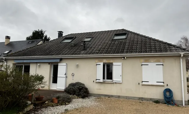 Réalisation de peinture sur toiture chez un particulier proche de Beaugency , Olivet, Marie Habitat